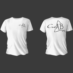 Exemple de tee-shirt floqué d'un logo