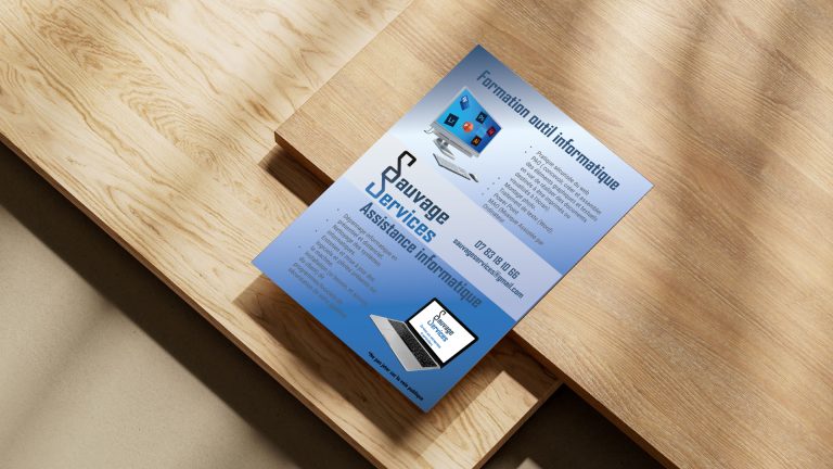 flyer informatique de sauvage Services