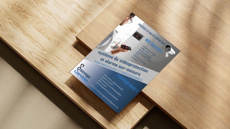 flyer protection vidéo Sauvage Services