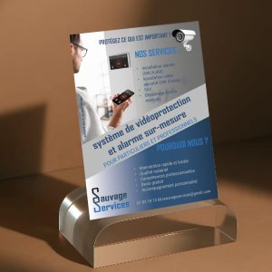 flyer protection vidéo Sauvage Services